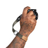 Sage cuff fits on the wrist with the aluminum adjuster