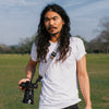 Alvin wearing his ash slide lite as neck carry