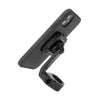 Motorcycle bar mount attached to the peakdesign mobile case