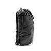 Side pocket and handle of Black Everyday Backpack