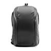 Black 15 Liters Everyday Backpack Zip