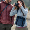 Anne using her midnight field pouch