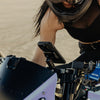 Doing moto stunts while phone is attached to Motorcycle Stem Mount