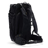 Black 45 Liters Outdoor Backpack showing Shoulder straps and Hip Belt