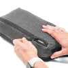 zip on the back of small packing cube