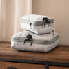 Small and Medium Raw packing cubes