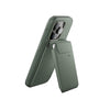  An iPhone with Everyday Case attached with a stand wallet  sage