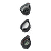 Camera Lens inside small medium and large range pouch