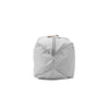 Side view of the raw shoe pouch