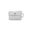 Folded raw shoe pouch