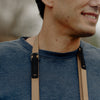 Alvin wearing her ash leash as neck carry