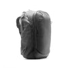 Black 45L travel bag