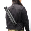  Carrying the tripod using cross body strap