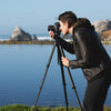  Zona taking photos with her travel tripod