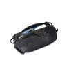 black mesh packing cube zip open