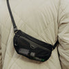 XXS black mesh packing cube with strap